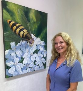 Karin porträtt och tavla